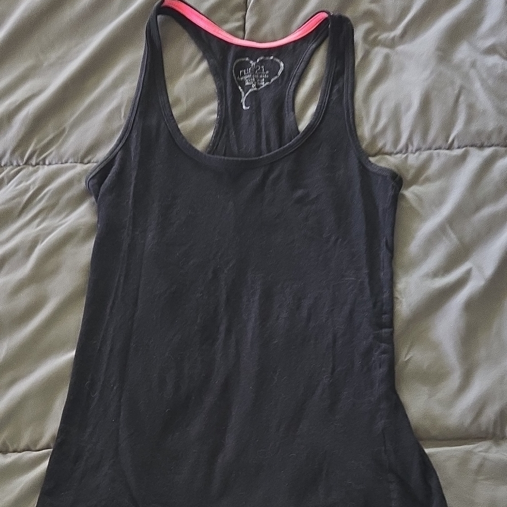 Rue21 Black Fitted Sleeveless Tank Top